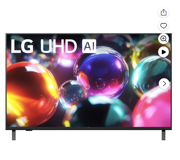 LG 43" 4K UHD UA70 AI Smart TV, 43UA7000