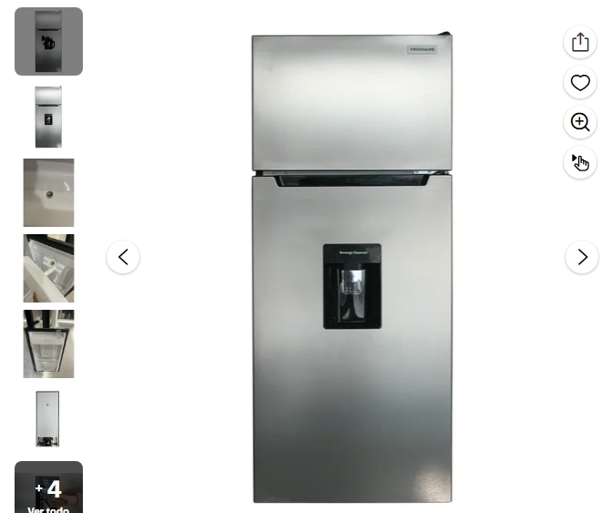 rigidaire Refrigerador con Congelador Superior de 7.3 Cu Ft