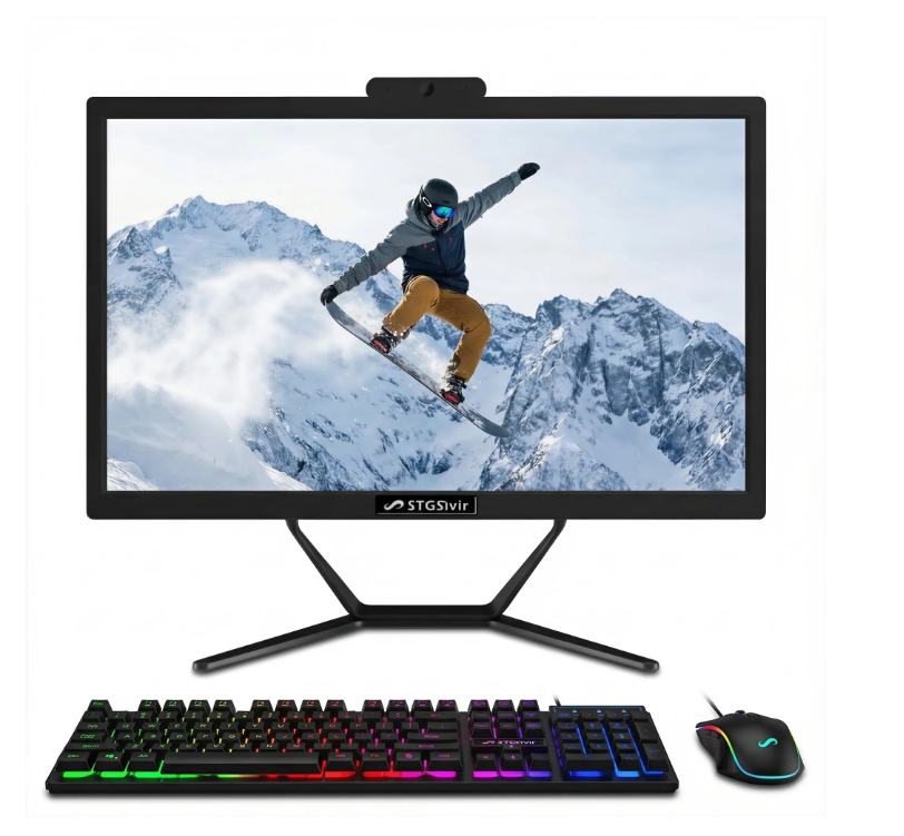 STGSivir Computadora de Escritorio Todo en uno, Pantalla FHD de 21.5 Pulgadas
