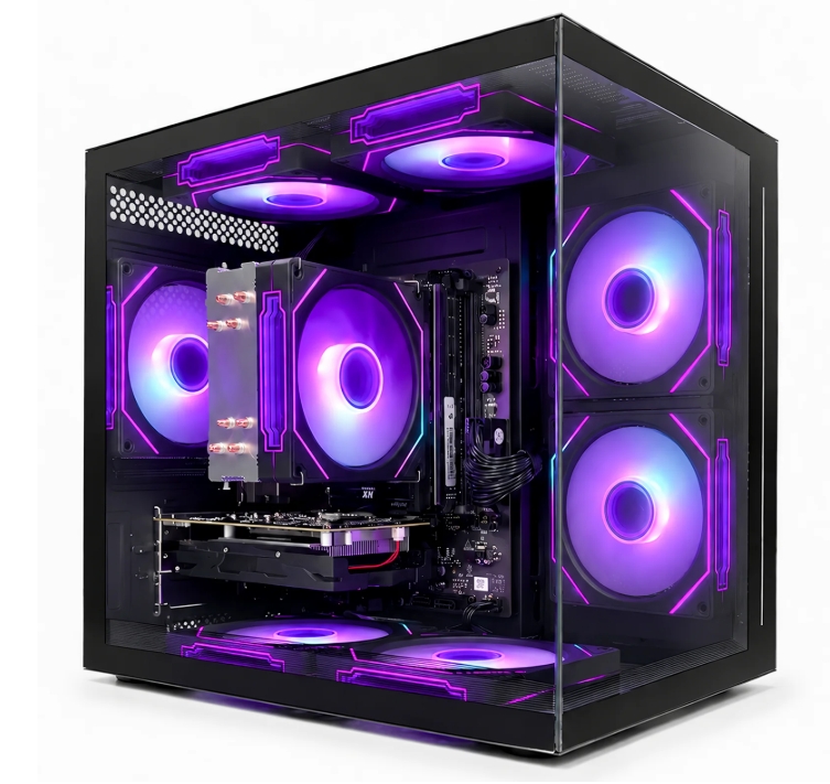 Suevery PC de Escritorio para Gamer, AMD Ryzen 5 5600GT, 16GB DDR4 RAM