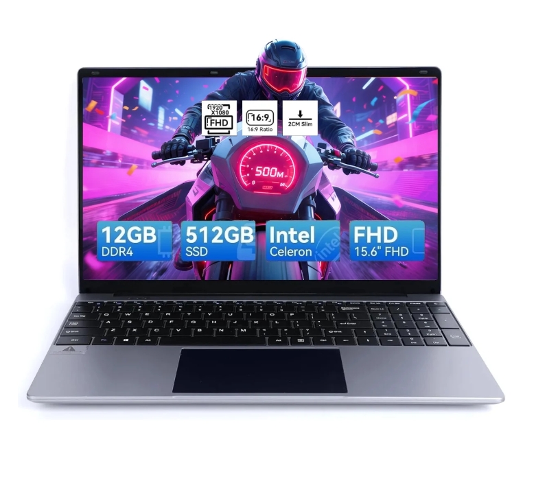 Laptop de 15.6'' 12GB DDR4 512GB SSD