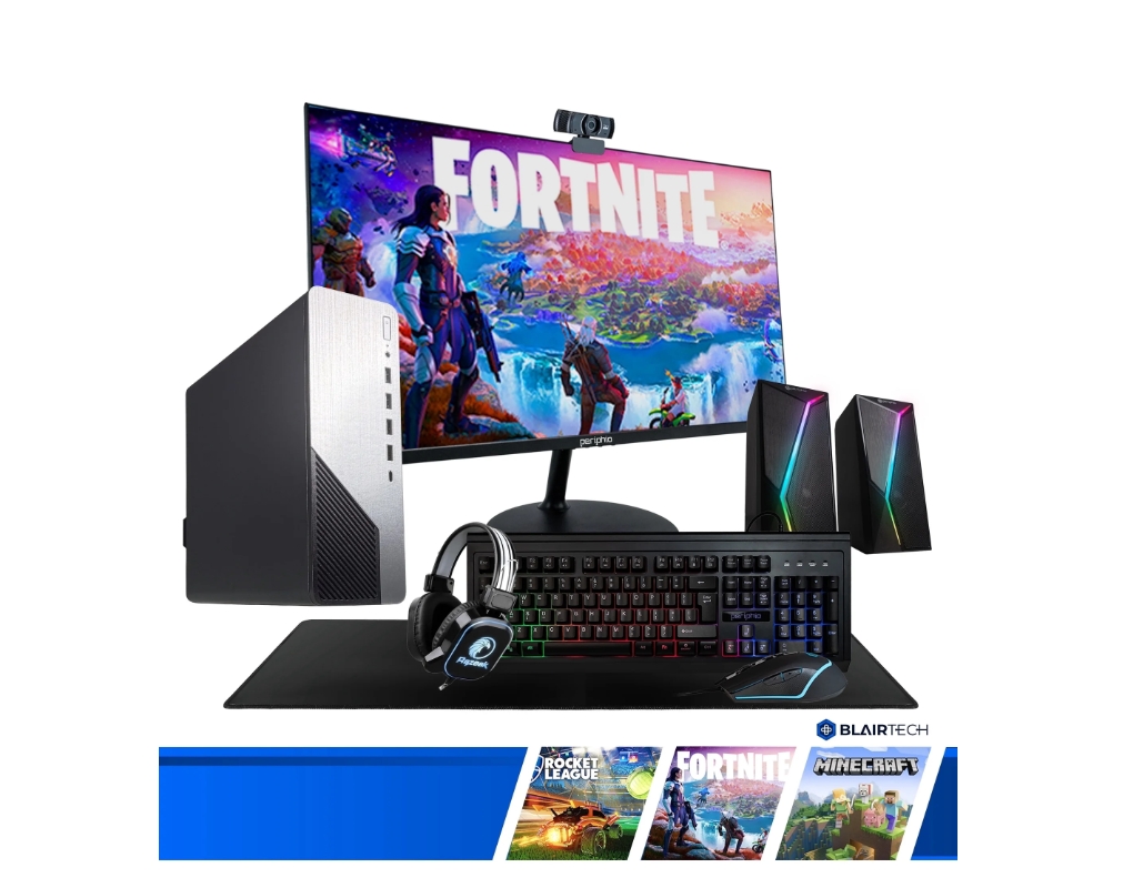 HP Computadora de Escritorio para Juegos RGB Preensamblada BundleIntel Core i5, 16GB RAM, 500GB SSD