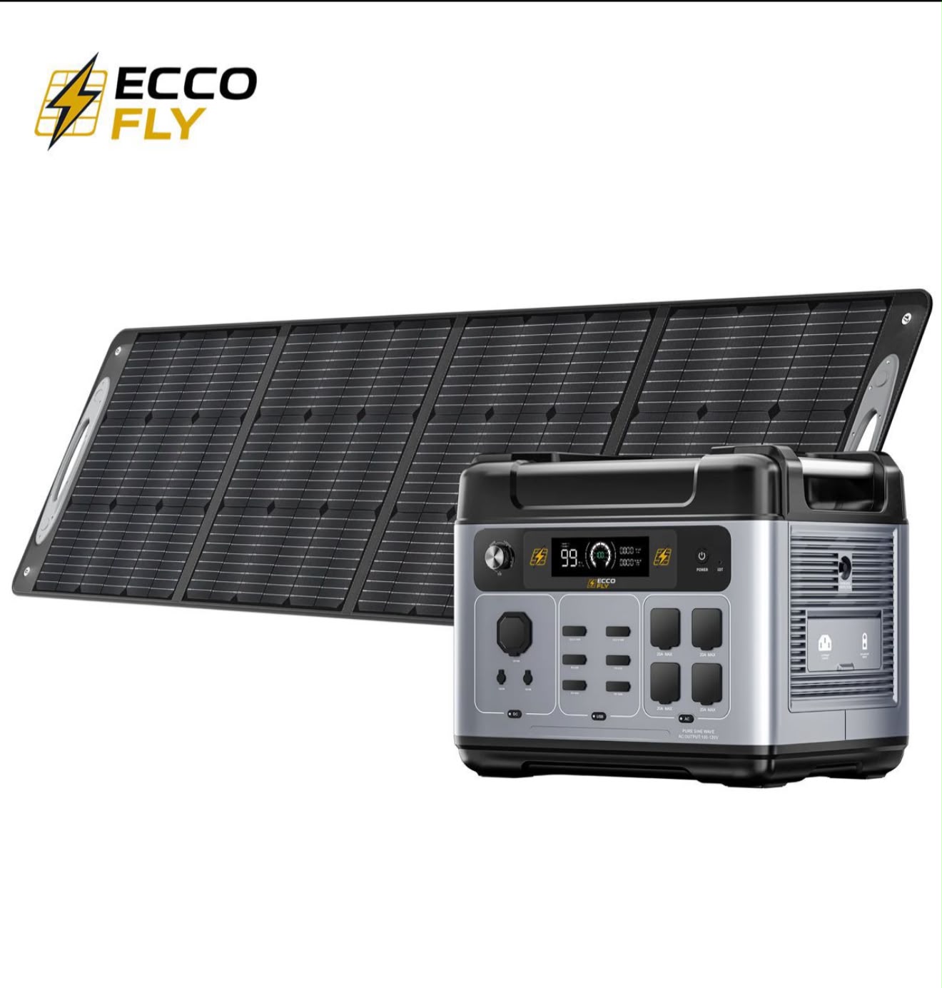 GENERADOR CON PANEL SOLAR 2400 W,PANEL 430 W