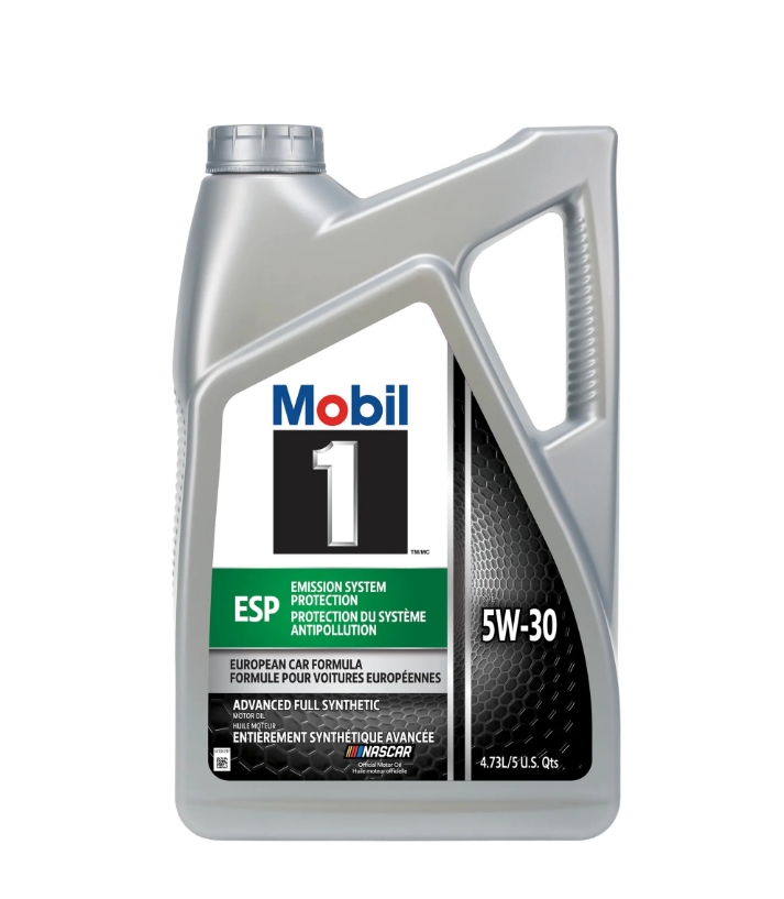 Mobil 1 ESP Estándar Aceite de Motor Totalmente Sintético 5W-30 5 Cuartos