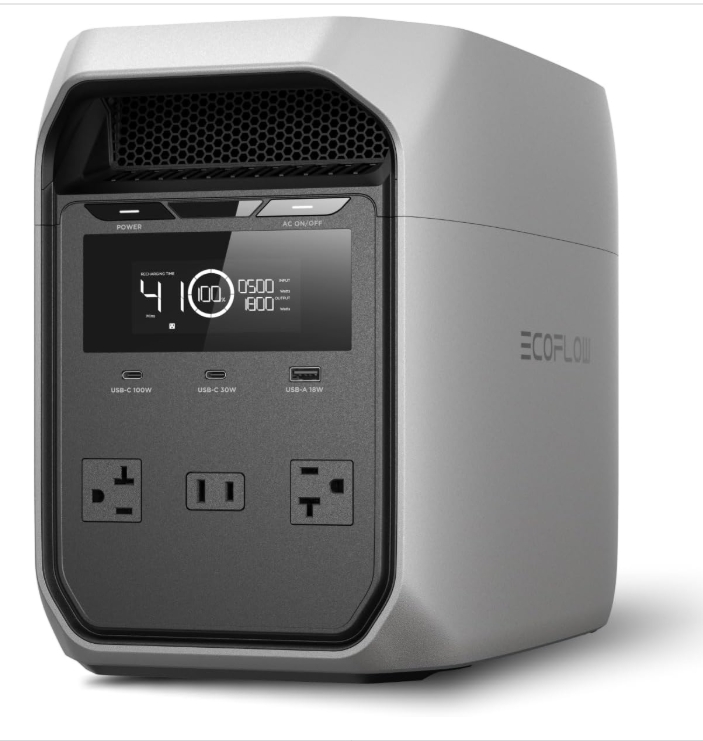 EF ECOFLOW Estación de energía portátil DELTA 3 Classic, batería LiFePO4 de 1024 Wh