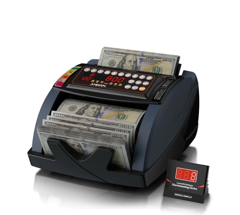 Aneken Máquina de Mostrador de Dinero, Conteo de Denominaciones de Billetes