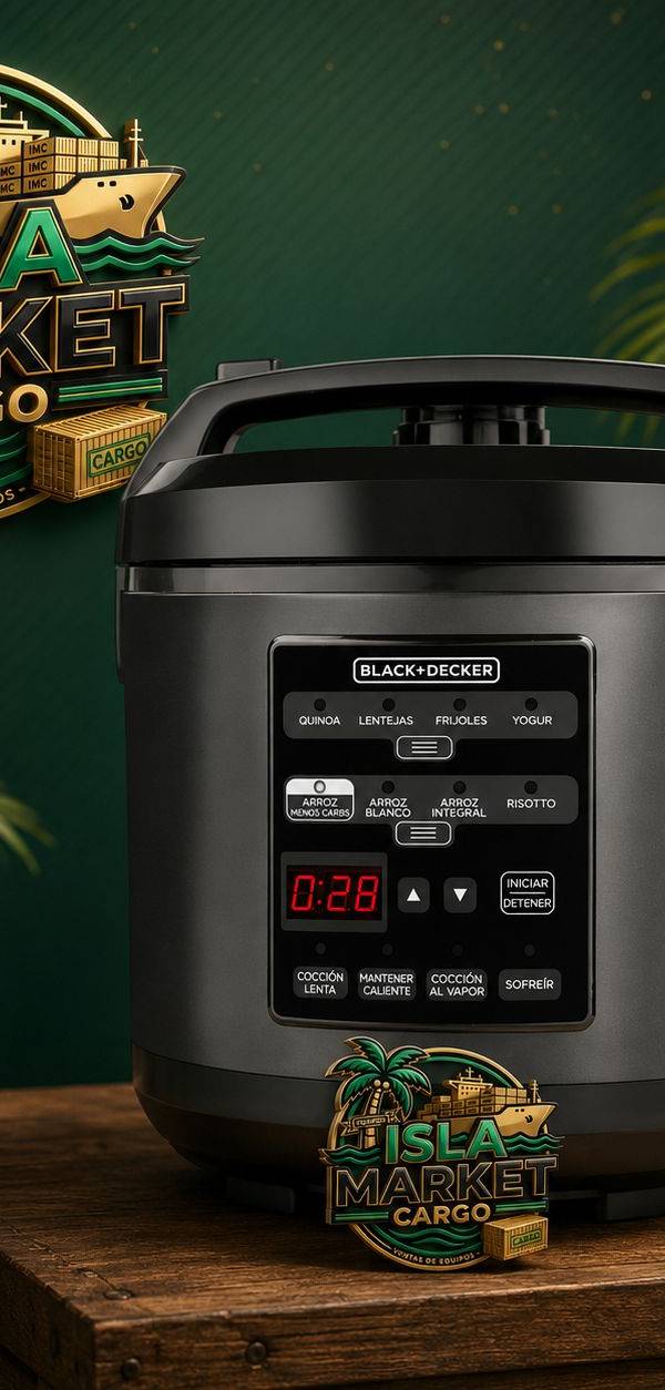 Olla de Presión Eléctrica – 3L Black +Decker