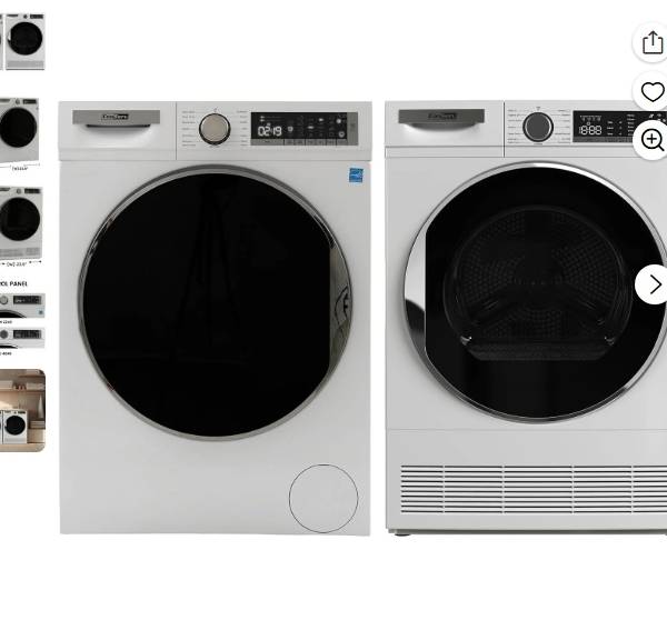 Conserv Lavadora de Lujo 2.2cf 110V+secadora Condensadora 4cf 220V 