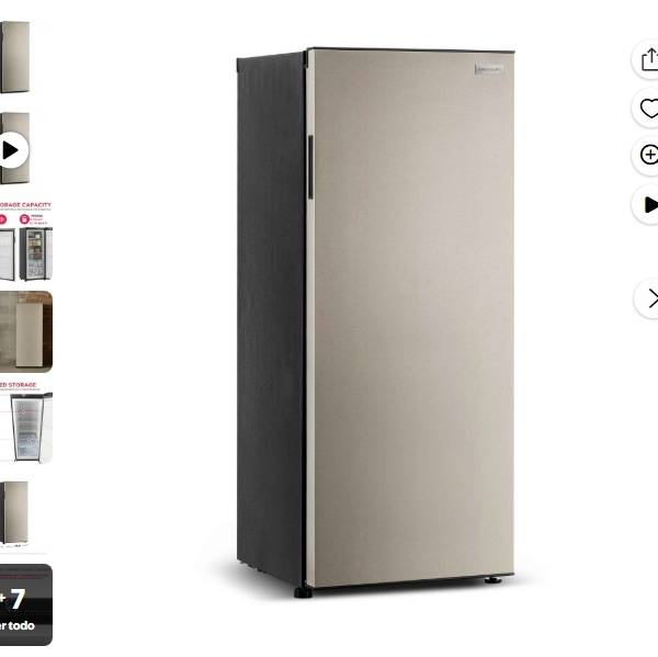 Frigidaire Refrigerador Congelador Vertical Convertible de 10.0 Pies³,