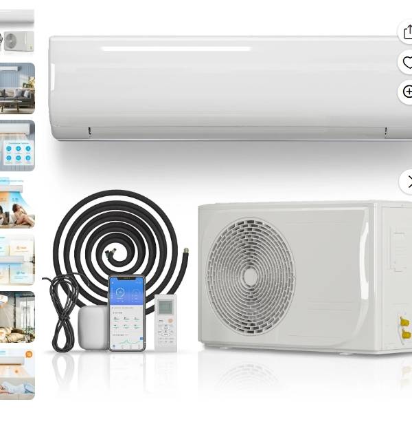 TABU 12000 BTU Sistema Dividido de Aire Acondicionado,
