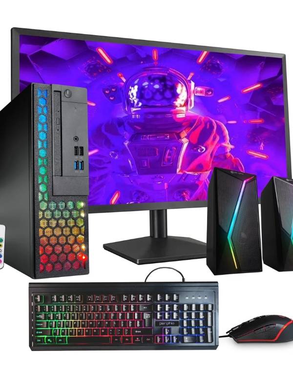 Dell Computadora de Escritorio RGB - Intel i5 de Núcleo Hexagonal (3.2) / 16GB DDR4 RAM / 500GB SSD