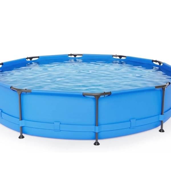 Zimtown Piscina Redonda Elevada de 10 Ft x 30 In, Piscina para Patio Trasero