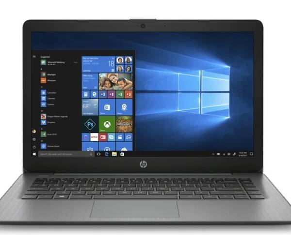 HP Stream 14 Laptop, Intel Celeron N4000, 4GB SDRAM, 32GB eMMC, Office 365 1-yr, Brilliant Black