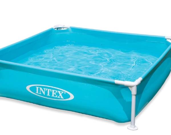 Intex Mini Marco para Piscina, Azul - 48 x 48 x 12 Pulgadas (L x W x H)