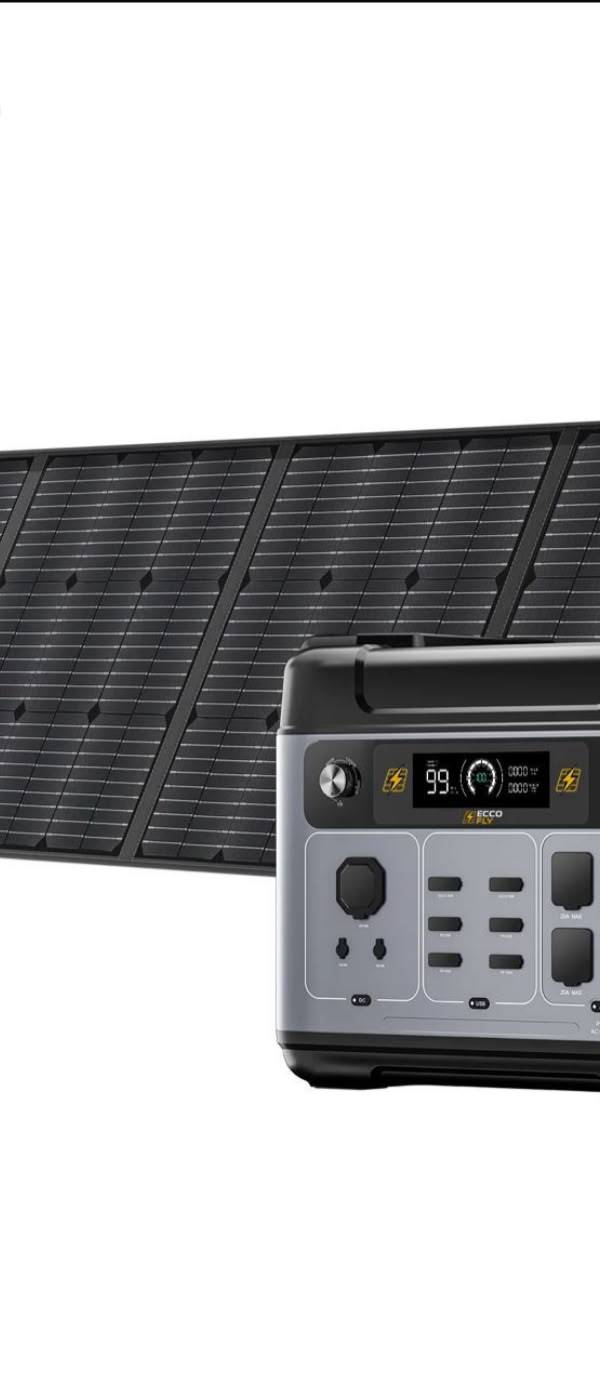 GENERADOR CON PANEL SOLAR  2400 W,PANEL 430 W