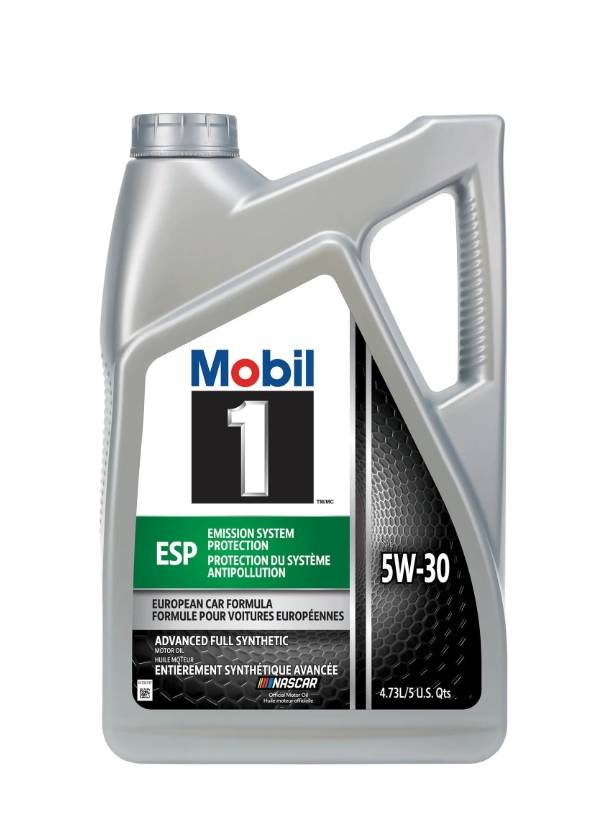 Mobil 1 ESP Estándar Aceite de Motor Totalmente Sintético 5W-30 5 Cuartos
