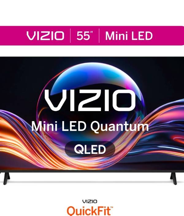 VIZIO 55” Mini LED Quantum 4K QLED HDR Smart TV (Nuevo 2026) VQM55C-10
