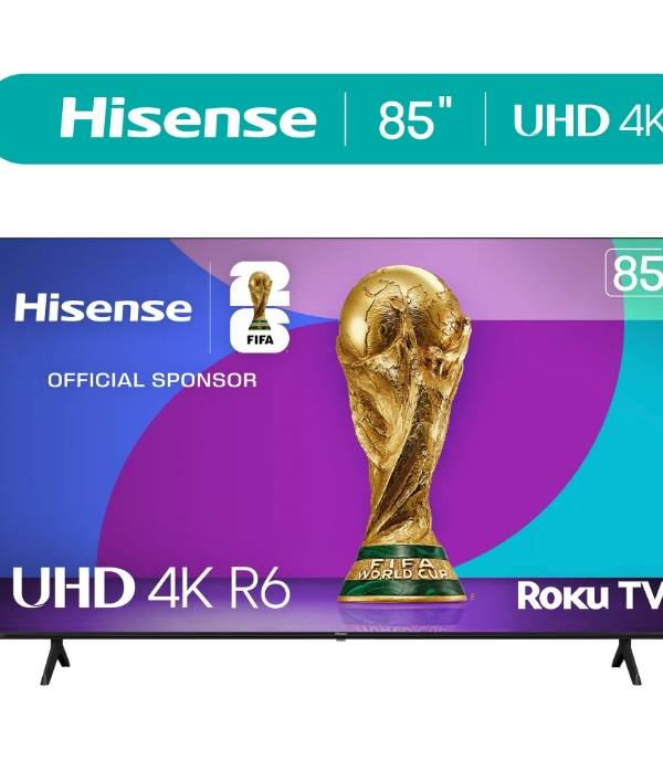 Hisense Clase de 85" 4K UHD LED LCD Roku Smart TV HDR Serie R6 85R6E4