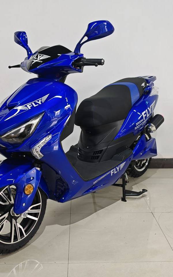 MOTO ELECTRICA RACING AZUL
