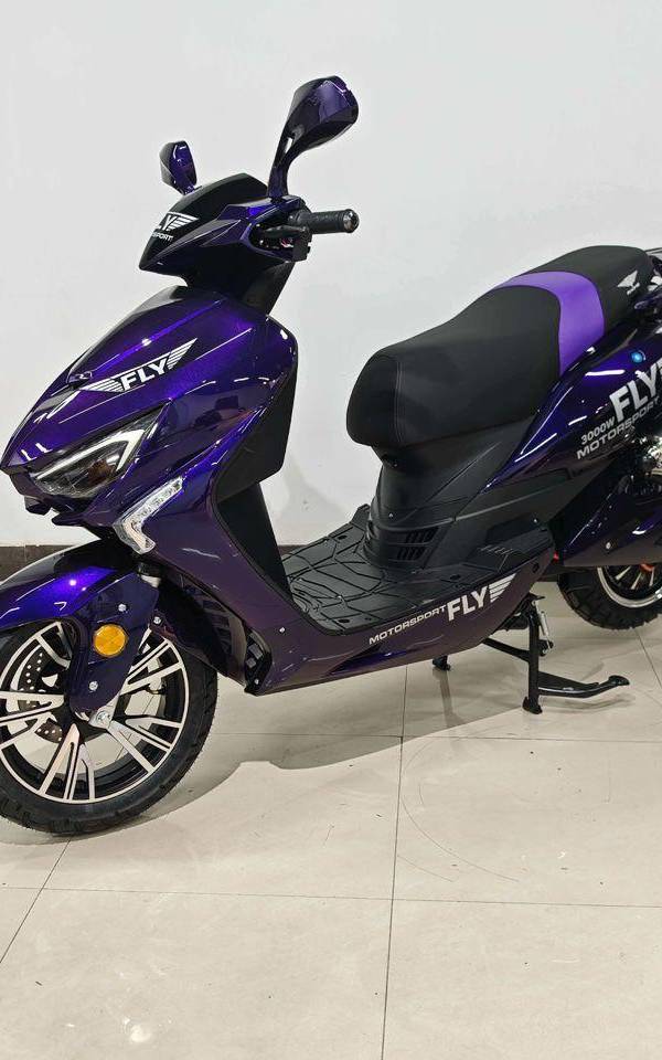 MOTO ELECTRICA RACING MORADA