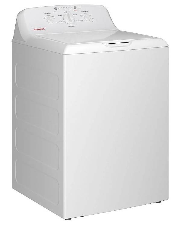 Hotpoint Lavadora de Carga Superior Blanca de Alta Eficiencia de 4 cu ft con Frío Plus