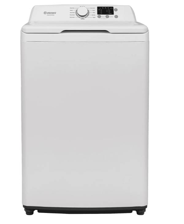 Element Lavadora de Carga Superior de 3.7 Pies³ con Agitador, 12 Ciclos de Lavado, Limpieza Profunda, Blanca