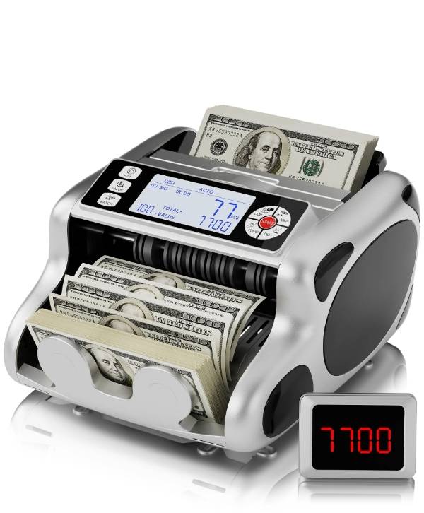 Fitop Máquina de Conteo de Dinero, Dólar, Conteo de Valor 
