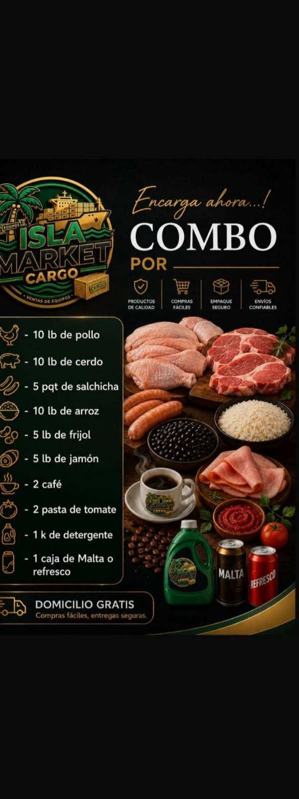COMBO # 1 -DELIVERY INCLUIDO CIUDAD