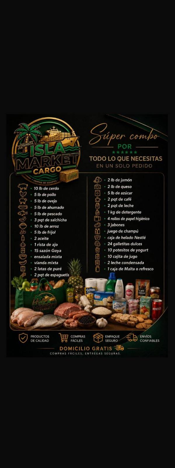 COMBO # 3 -DELIVERY INCLUIDO CIUDAD