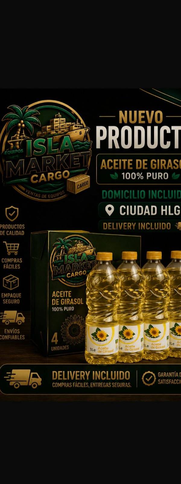 4-POMO ACEITE DELIVERY INCLUIDO