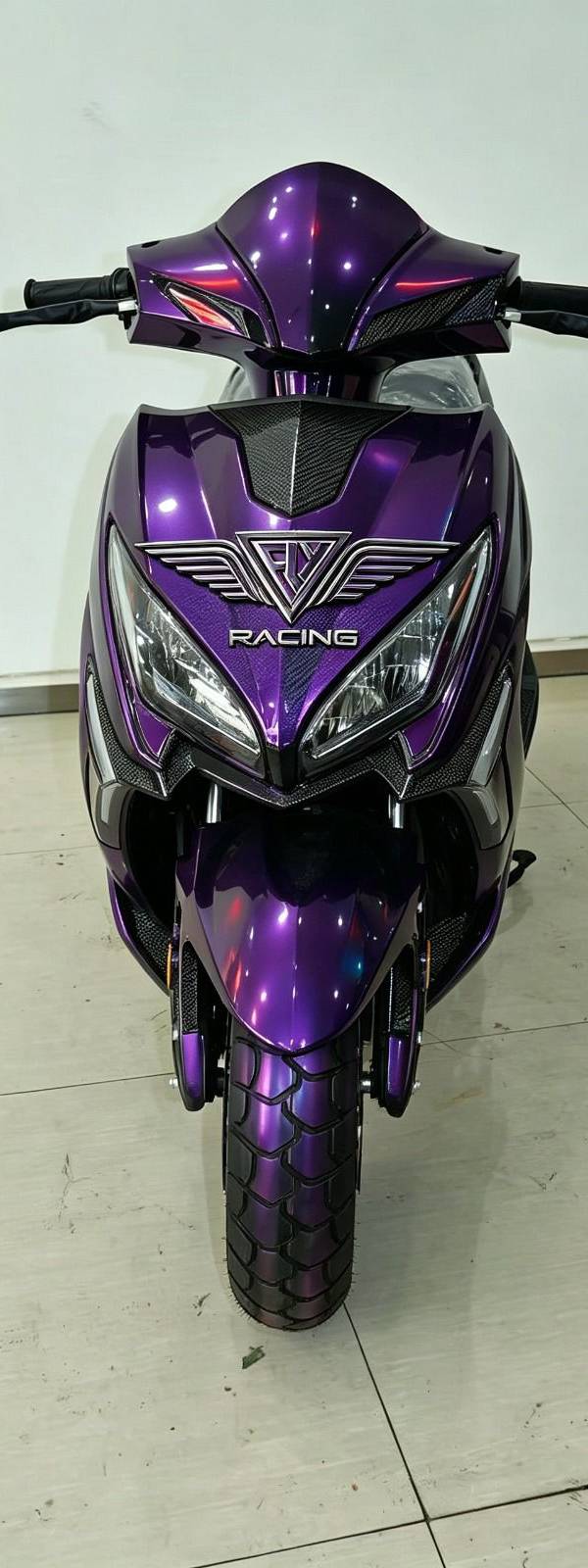 MOTO F1-ELECTRICA 2027 RACING MORADA